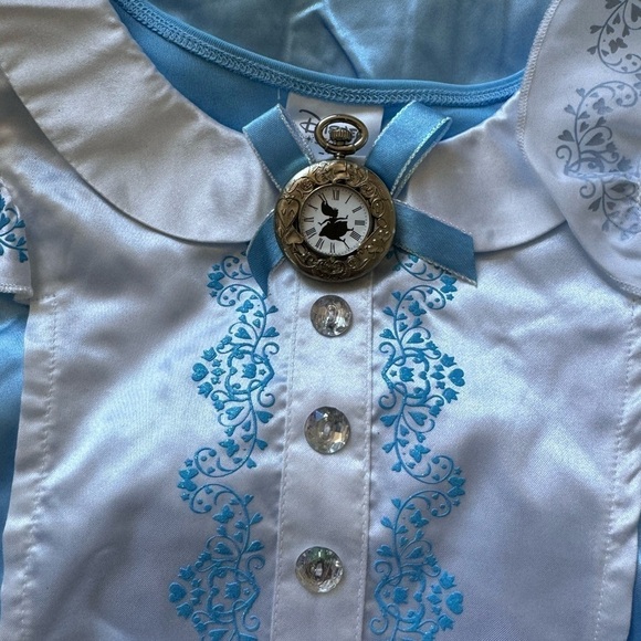 Gil's Disney Store Alice and Wonderland Blue Halloween Costume Size 5/6 & 7/8 - Picture 2 of 3